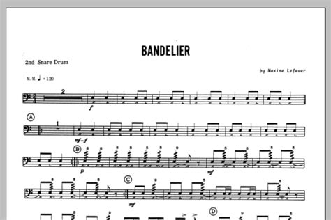 Bandelier - 2nd Snare Drum